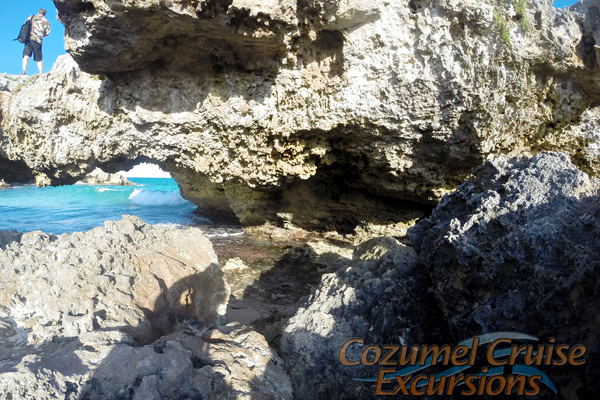 El Mirador on the East Side of Cozumel, known as the Wild Side of Cozumel East Side