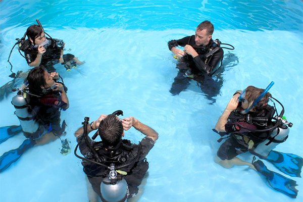 learn to dive cozumel with our cozumel diving course