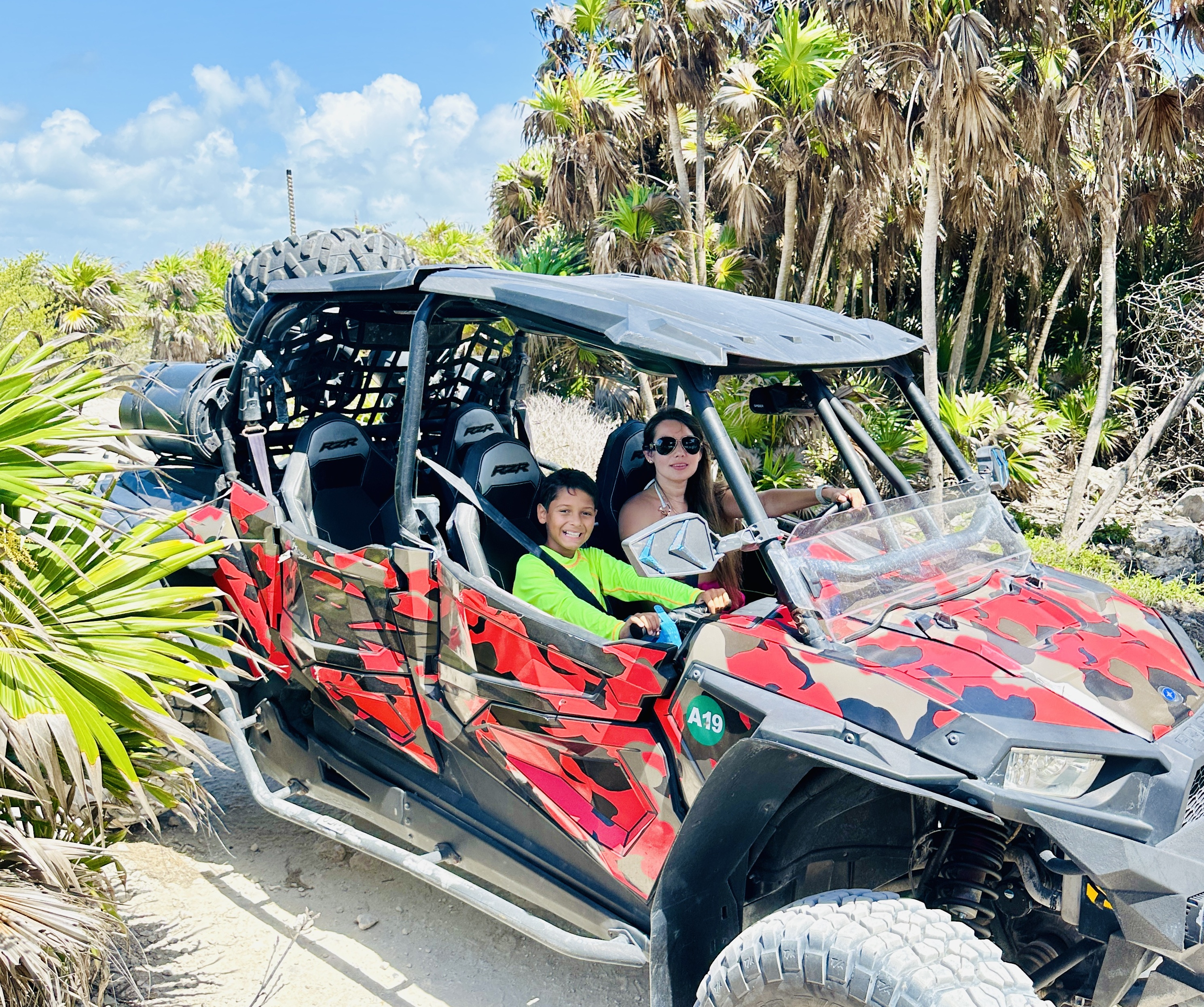 cozumel private jeep and polaris razor tour